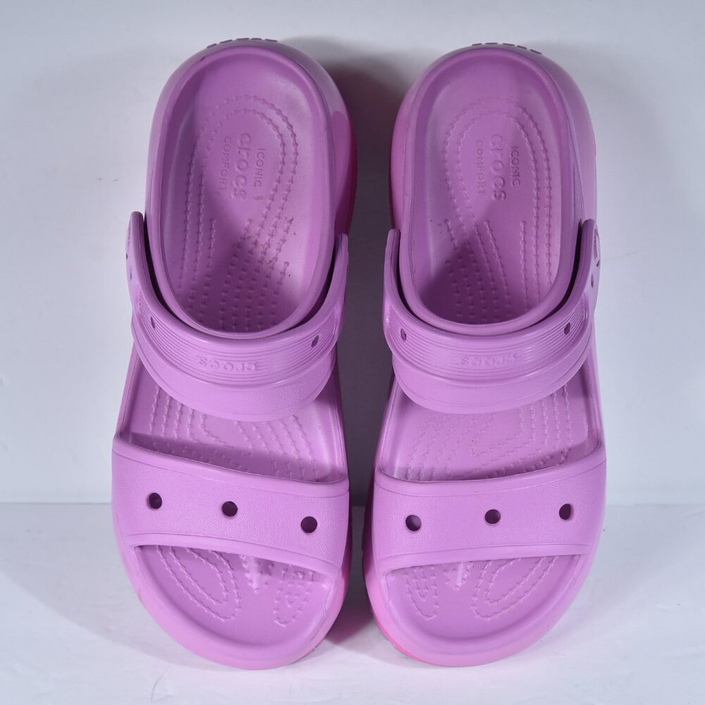 Crocs Mega Crush Hyper Bubblegum Platform Sandals… - image 7